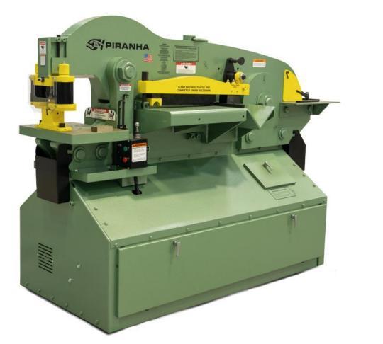 6" x 6" x 5/8" Piranha #P-140, 140 ton, 15 HP, NEW - Image 1