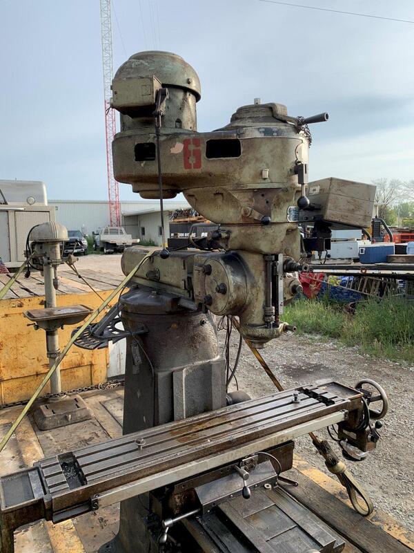 Wells-Index #747, 9" x46" tbl, 6" spindle, 1 HP, Mitutoyo digital read out, X-Axis power feed - Image 1
