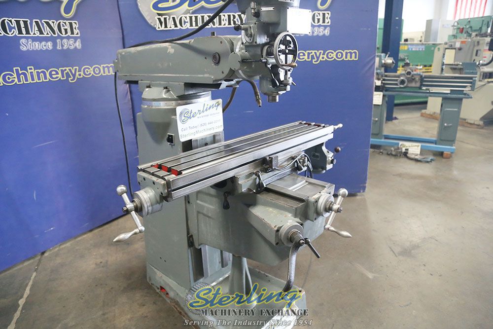 Lagun #FT-1, 9" x42" tbl., 2 HP, republic vertical milling, 28" X, 16' Y, 5" Z, #A6795 - Image 2