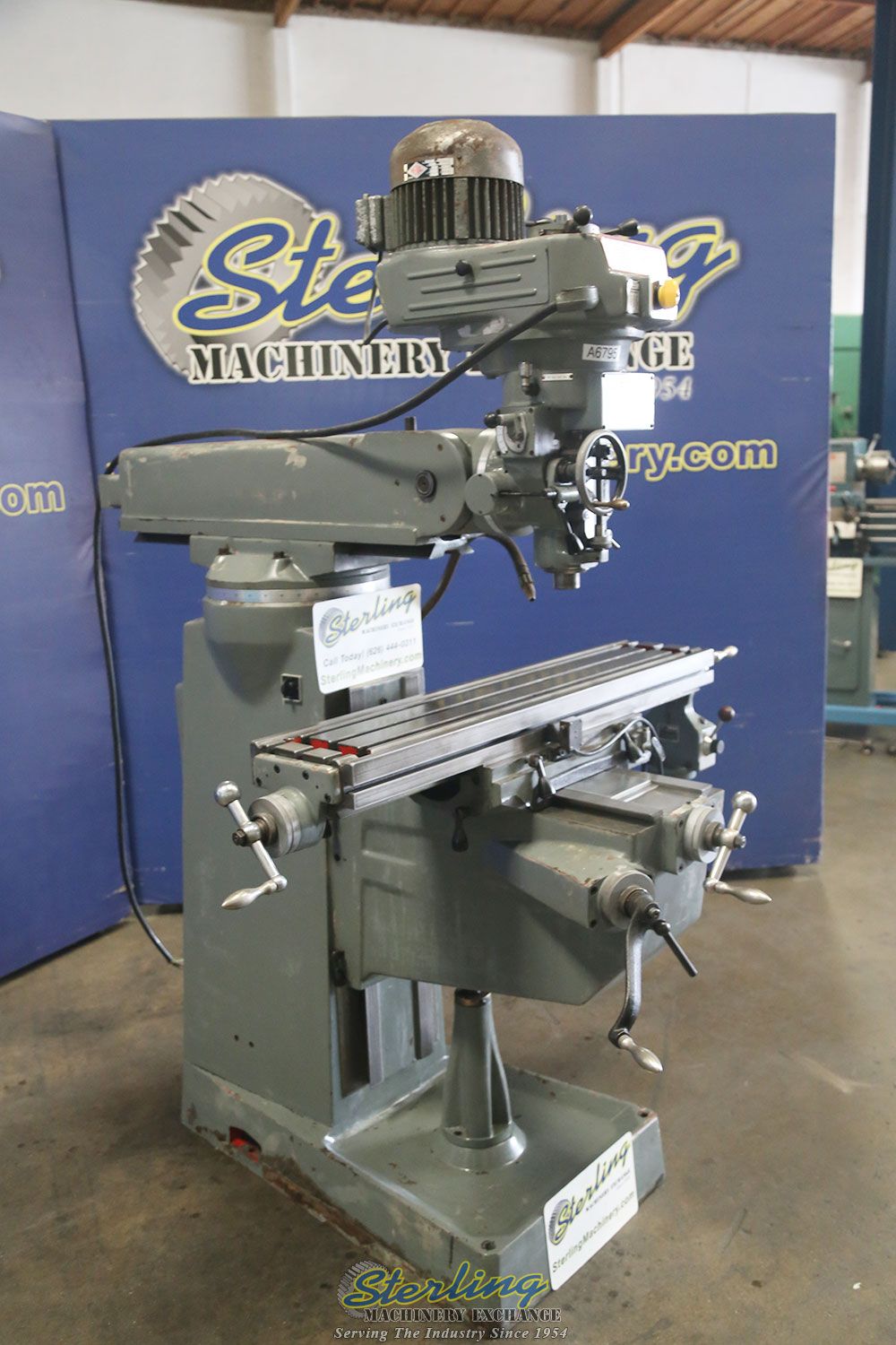 Lagun #FT-1, 9" x42" tbl., 2 HP, republic vertical milling, 28" X, 16' Y, 5" Z, #A6795 - Image 7