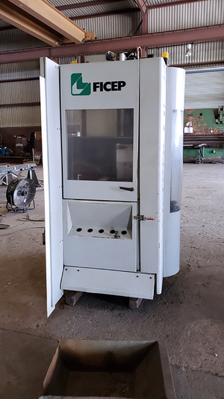 Ficep #1101-DX-Victory-11, beam punch line, 400 V., 12" stroke, drill coolant, 2005 - Image 2