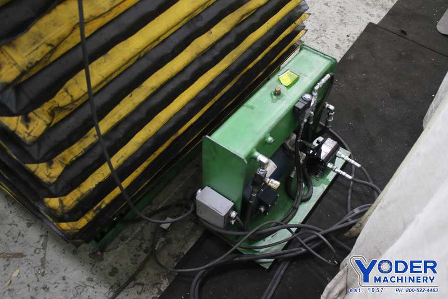 2000 lb. ATI #ZLD3254E-M Zero low lifts hydraulic table, pendant Control, 1 HP, safety skirt, #74763 - Image 9