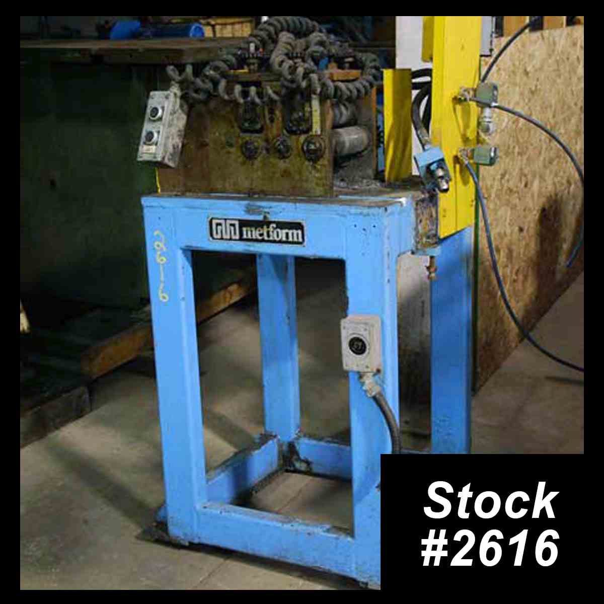 Metform #MCO1177-2, 5-roll, 2-1/2" roll diameter, 6" strip width, .05" thickness, hydraulic - Image 1