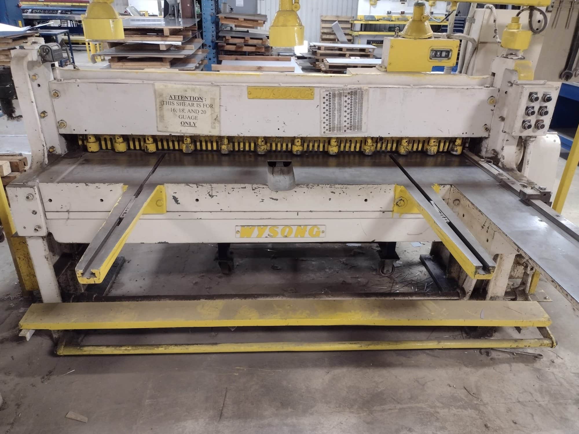 18 gauge x 6' Wysong #1872, Squaring Arms Included, 1995 - Image 4