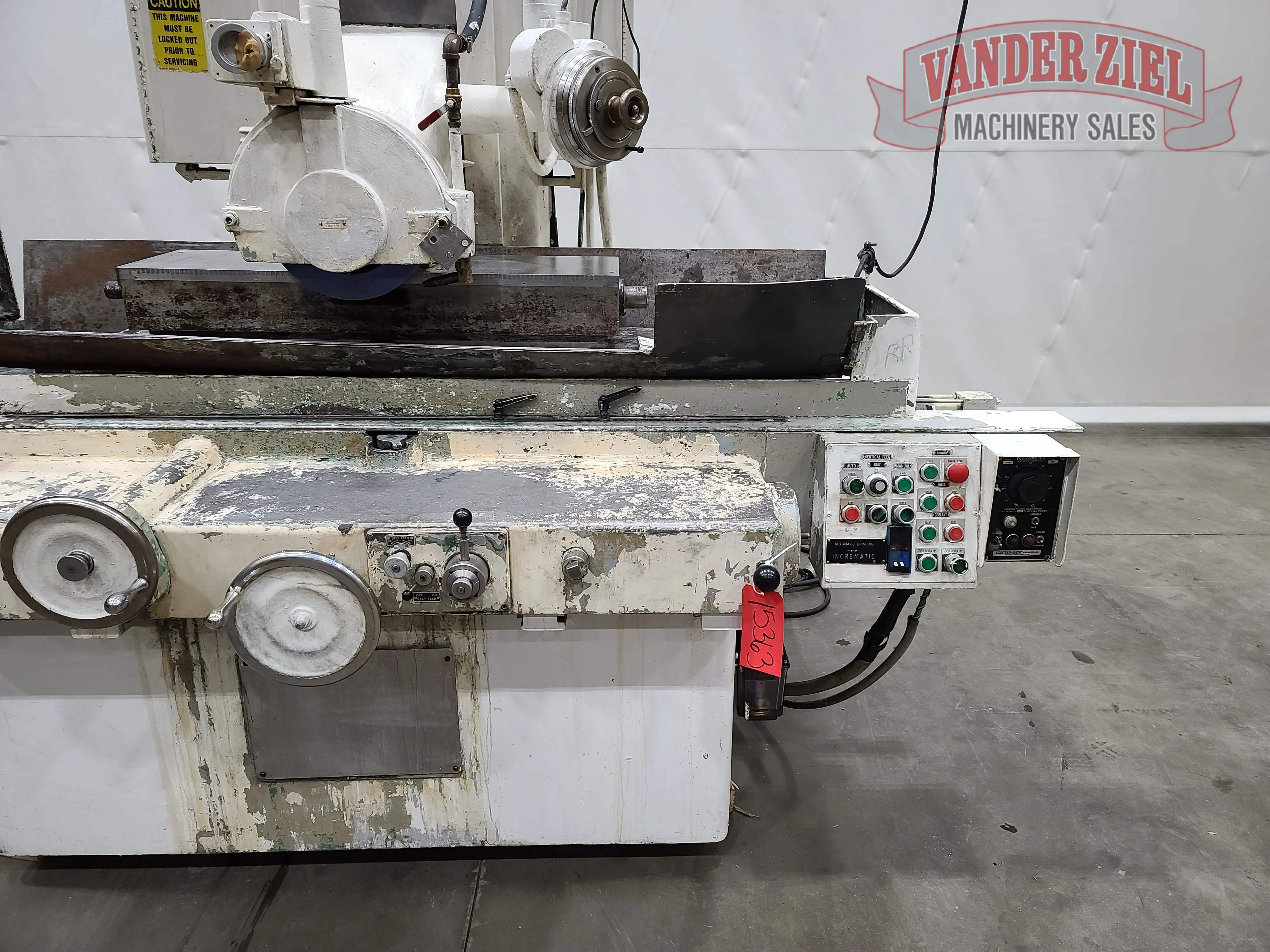 16" x 48" Gallmeyer & Livingston #670, hydraulic grinder, incremental downfeed, electromagnetic chuck - Image 7