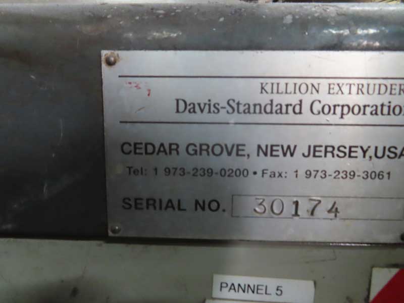 1/4" Davis Standard Killion tubing extrusion line, 24:1 L/D, 3 zone electrically heated - Image 4