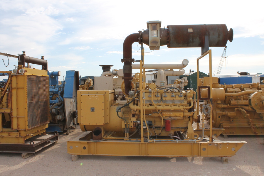 608 HP @ 1800 RPM, Caterpillar #G3412, generator set, 1998 - Image 1