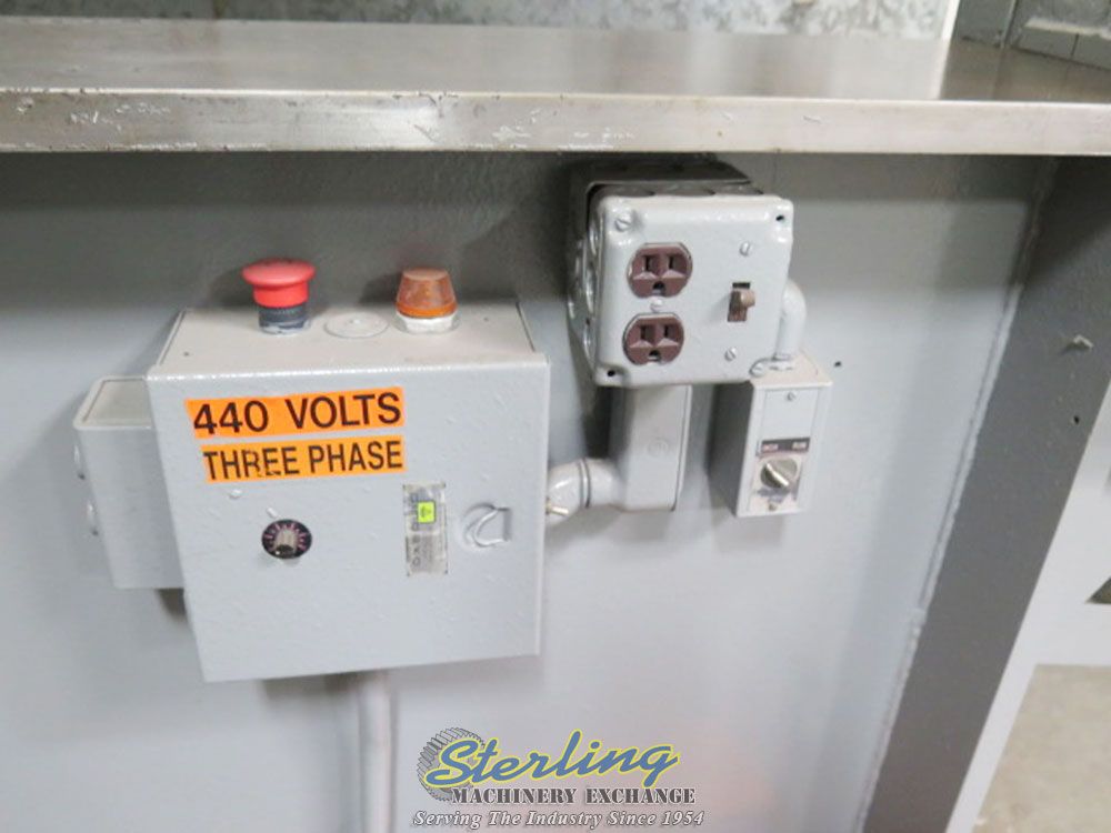 25 Ton, Chicago, 5.25" stroke, 4.25" SH, 10" open, 7.5 HP, 3 position foot switch, start/stop magnetic push - Image 8