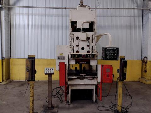 110 Ton, Cincinnati #OBS, hydraulic C-frame press, 10" stroke, #15962 - Image 2