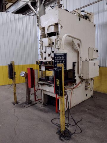110 Ton, Cincinnati #OBS, hydraulic C-frame press, 10" stroke, #15962 - Image 4