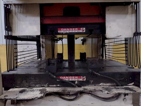 110 Ton, Cincinnati #OBS, hydraulic C-frame press, 10" stroke, #15962 - Image 9