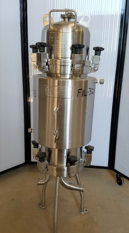 Allegheny Bradford, 5 cartridge capacity, 150 PSI/FV @ 300&deg;F, 1.5" out, 2" in - Image 1