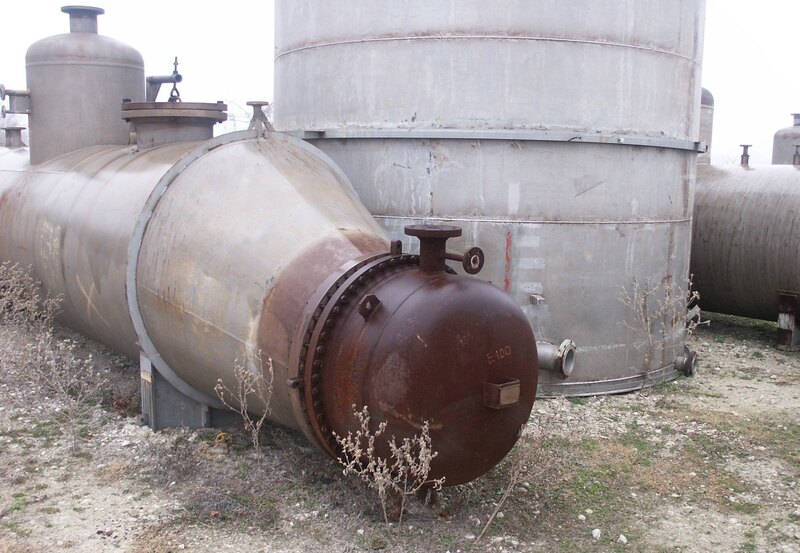 820 sq.ft. Shaffer/Worsham #BKU, reboiler, 75 PSI/FV @ 650°F, SA-106 Carbon Steel - Image 1