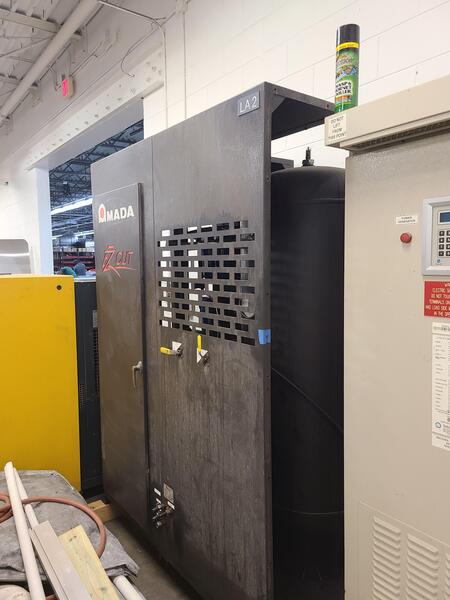 6500 cu.ft./hr., Amada #EZ-CUT, nitrogen generator, 217 psi, 40 HP