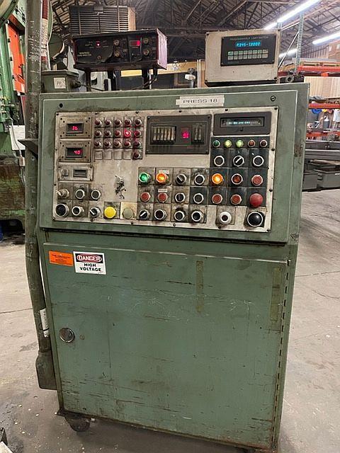250 Ton, Minster #E2-250-72-36 Hevi-Stamper straight side press, 4" stroke, 25" Shut Height, air clutch, 1988 - Image 10