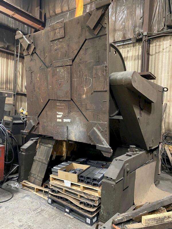 40000 lb. Aronson #HD400A, variable speed welding positioner, 108" x 108" table, pendant control, 1980 - Image 1