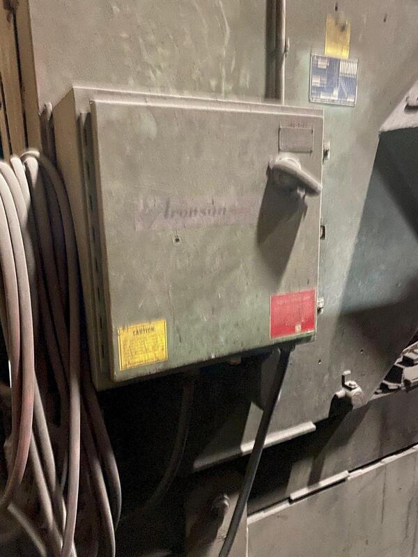 40000 lb. Aronson #HD400A, variable speed welding positioner, 108" x 108" table, pendant control, 1980 - Image 4