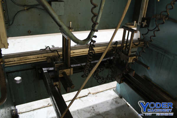 55 Ton, Niagara #HB-55-4-6, hydraulic press brake, 6' overall, 54" between housing, 5 HP, 0"-6" stroke, 1994 - Image 8