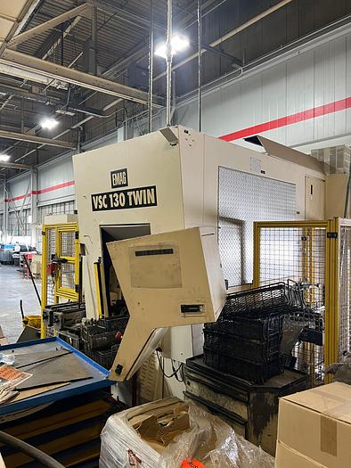 Emag #VSC-130, twin spindle vertical CNC lathe, GE Fanuc 16T, coolant filtration system, 1996 - Image 5