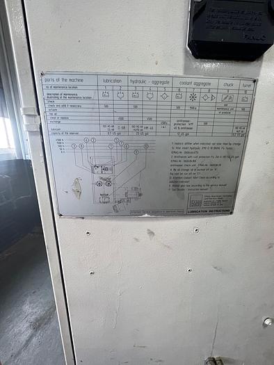Emag #VSC-130, twin spindle vertical CNC lathe, GE Fanuc 16T, coolant filtration system, 1996 - Image 7
