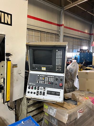 Emag #VSC-130, twin spindle vertical CNC lathe, GE Fanuc 16T, coolant filtration system, 1996 - Image 9