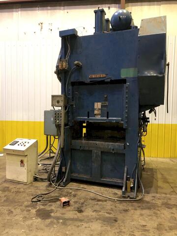 125 Ton, Federal #S2-125-48-30, straight side double crank, 6" stroke, 18" Shut Height, 6" adj., 30 SPM, 48" - Image 1