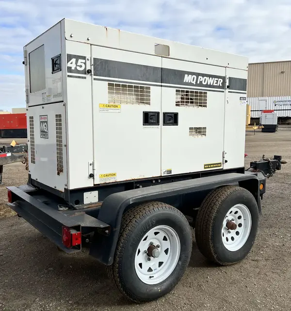 36 KW Multiquip #DCA45SSIU4, diesel, enclosure mounted on trailer, 5020 hours, #89078 - Image 1