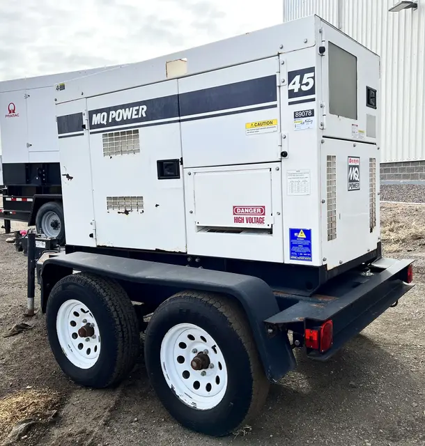 36 KW Multiquip #DCA45SSIU4, diesel, enclosure mounted on trailer, 5020 hours, #89078 - Image 2