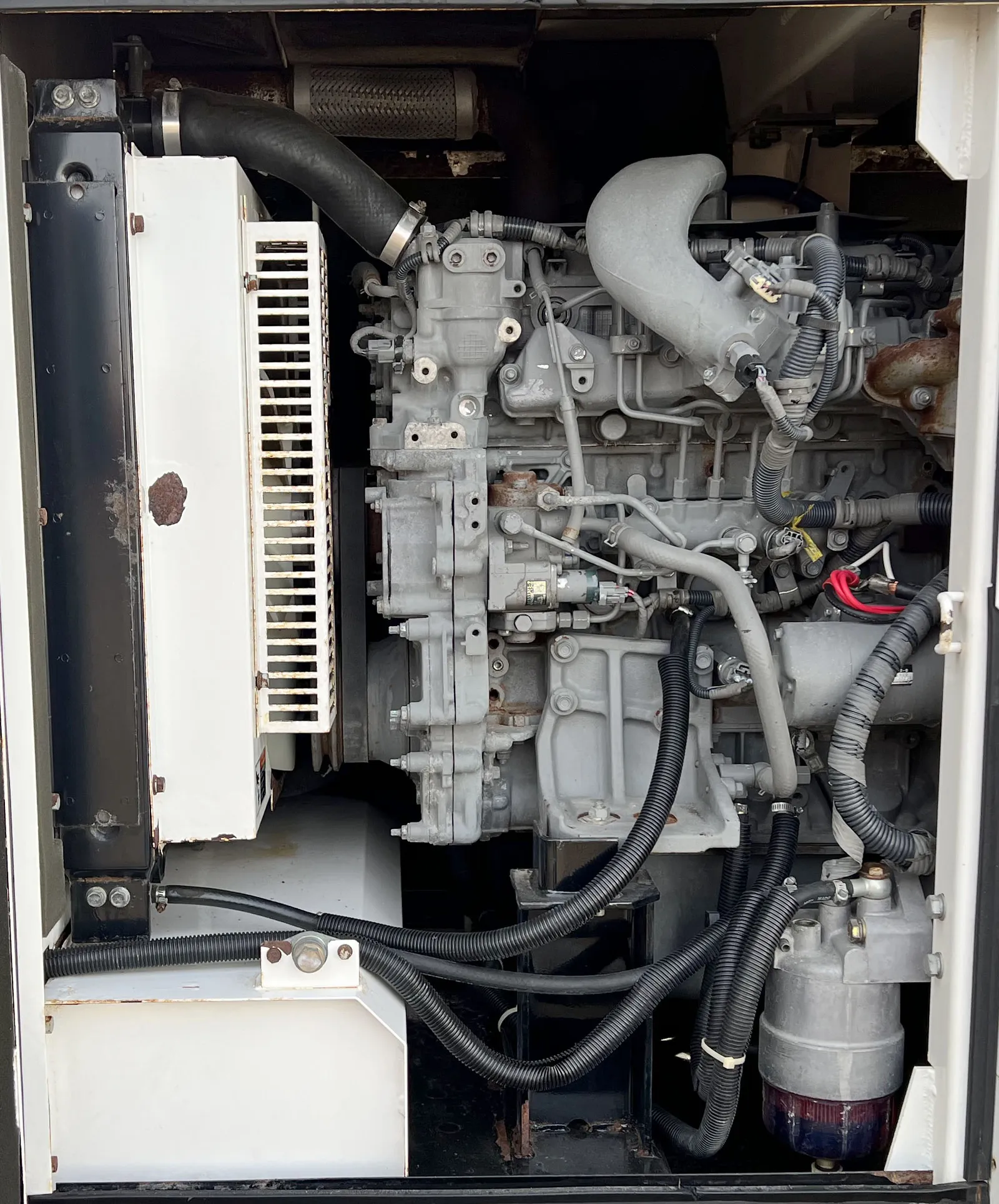 36 KW Multiquip #DCA45SSIU4, diesel, enclosure mounted on trailer, 5020 hours, #89078 - Image 4