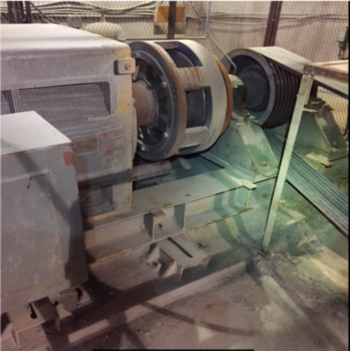 42" x 65" Allis-Chalmers, Mark I Superior Gyratory Crusher, 400 HP GE motor, Lot of spare parts, 2000 TPH - Image 9