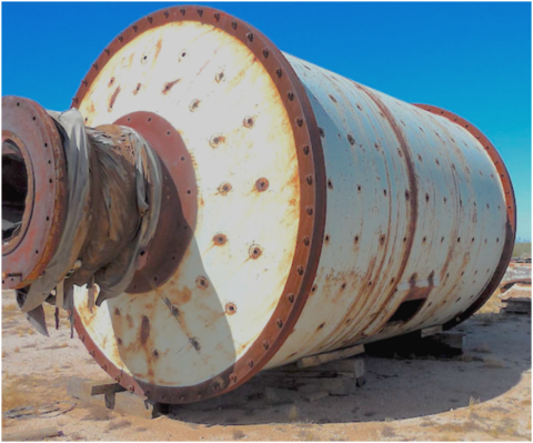 10' x 14' Marcy Ball Mill with 800 HP motor, Overflow discharge, Pinion, 1.5 SF - Image 2