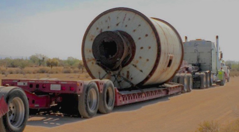 10' x 14' Marcy Ball Mill with 800 HP motor, Overflow discharge, Pinion, 1.5 SF - Image 4
