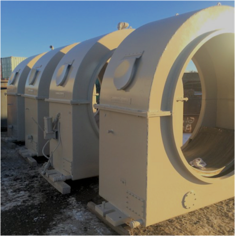 14.5' x 28' Allis-Chalmers, ball mill, 3000 HP, Configured for wet overflow discharge - Image 8