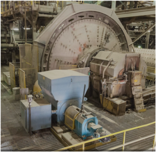 18' x 10.5' Fuller FLS, SAG mill with 1500 HP motor, Rubber-lined, 1995 - Image 3