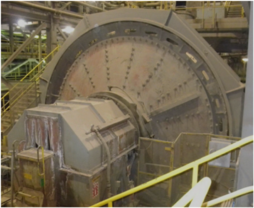 18' x 10.5' Fuller FLS, SAG mill with 1500 HP motor, Rubber-lined, 1995 - Image 8
