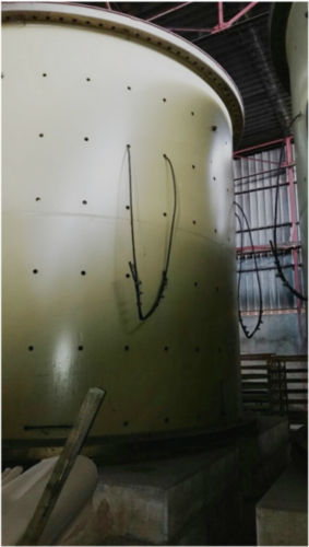 18' x 30' Outotec, SAG Mill with 6300 HP motor, Unused surplus, 2013 - Image 2