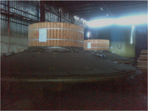 18' x 30' Outotec, SAG Mill with 6300 HP motor, Unused surplus, 2013 - Image 4