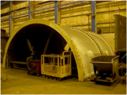 22' x 41' Metso, Ball Mill with 13400 HP, (2) GE 6700 HP, Shell in 4 Sections, 2013 - Image 9