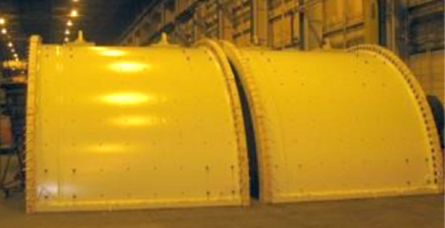 22' x 41' Metso, Ball Mill with 13400 HP, (2) GE 6700 HP, Shell in 4 Sections, 2013 - Image 10