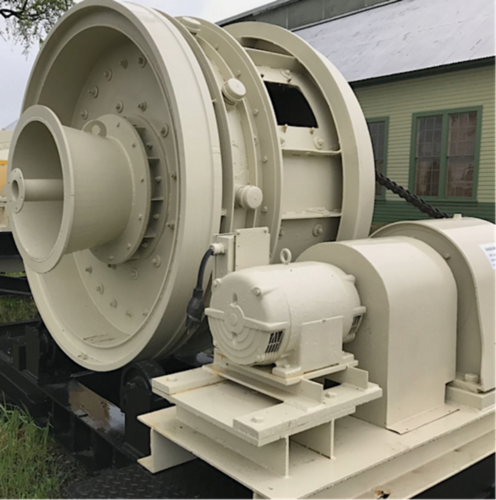 5' x 3' SAG mill with 20 HP, Skid mounted, Chain-driven w/ rollers under shell - Image 2