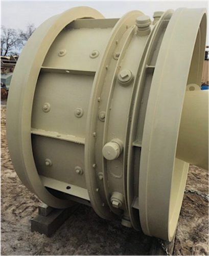 5' x 3' SAG mill with 20 HP, Skid mounted, Chain-driven w/ rollers under shell - Image 7