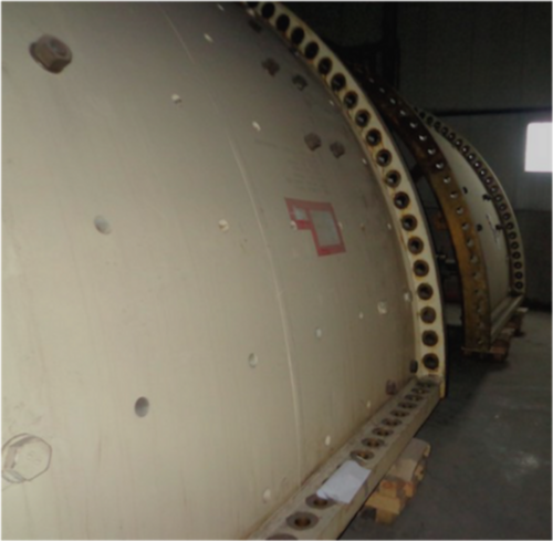 22' x 38' Metso Ball Mill with 13400 HP, (2) 6,700 HP motor, 680 TPH hard ore, 975 TPH soft ore, Unused, 2007 - Image 2