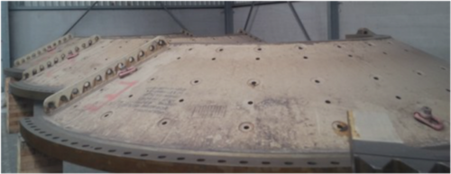 22' x 38' Metso Ball Mill with 13400 HP, (2) 6,700 HP motor, 680 TPH hard ore, 975 TPH soft ore, Unused, 2007 - Image 5