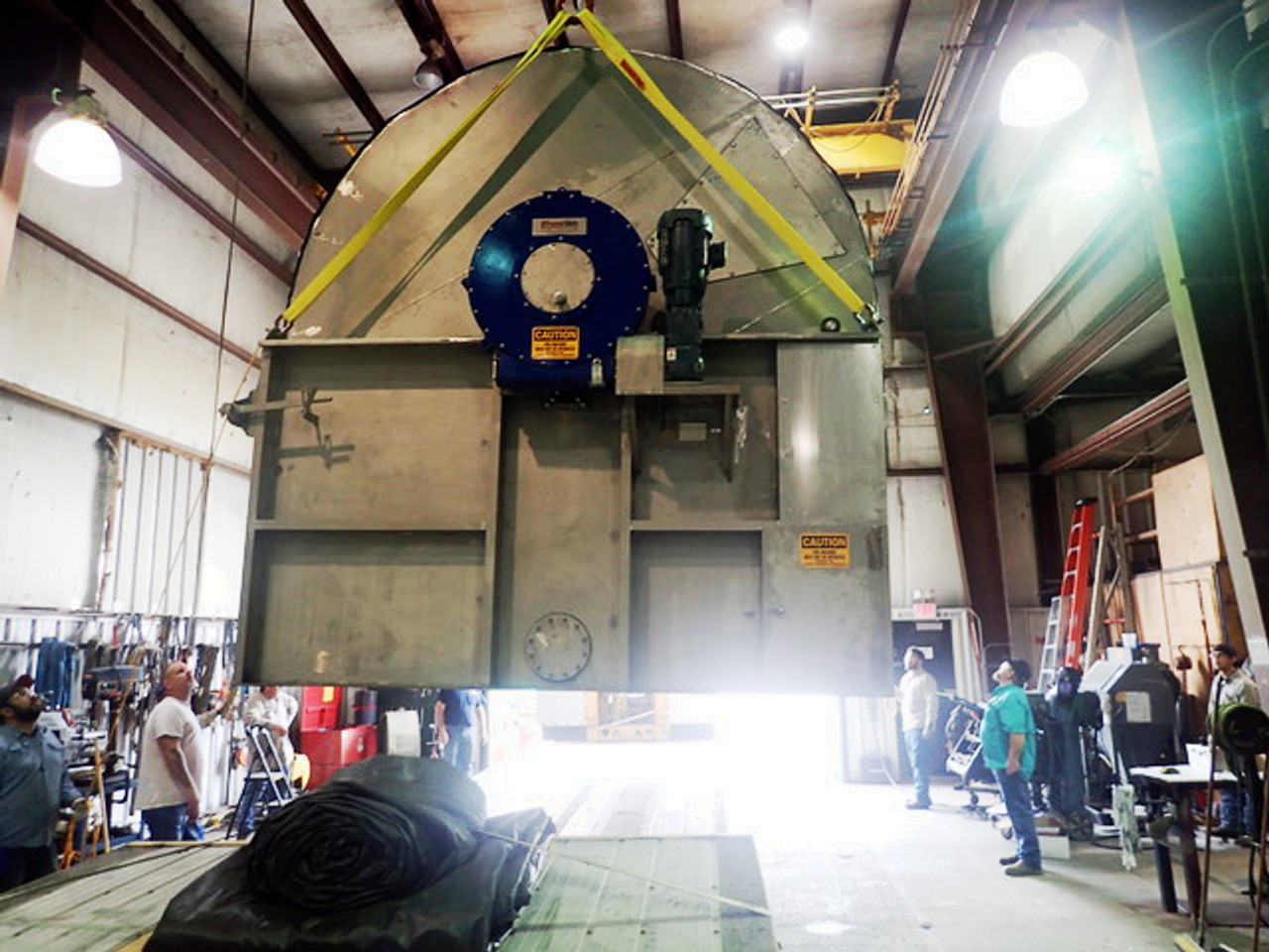Custom Manufactured Scraper Discharge Rotary Drum Vacuum Filter, 10' x 12', 304 Stainless Steel Drum - Image 3
