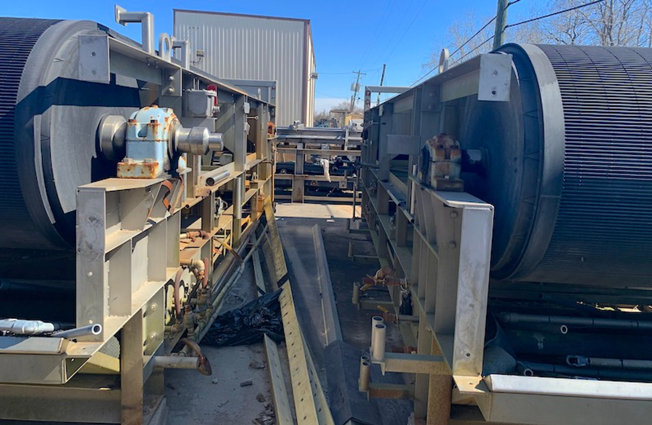 Compositech #4612, belt filter press, Automatic belt steering, Stainless Steel frame Remanufactured - Image 4