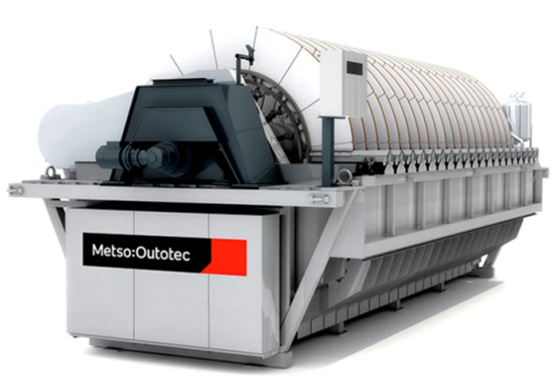 Outotec #CC-144, Larox Disc Filter, Unused, M30 filter media, 144 squaring meter, 35 cu. meter, 3800 mm disc - Image 3