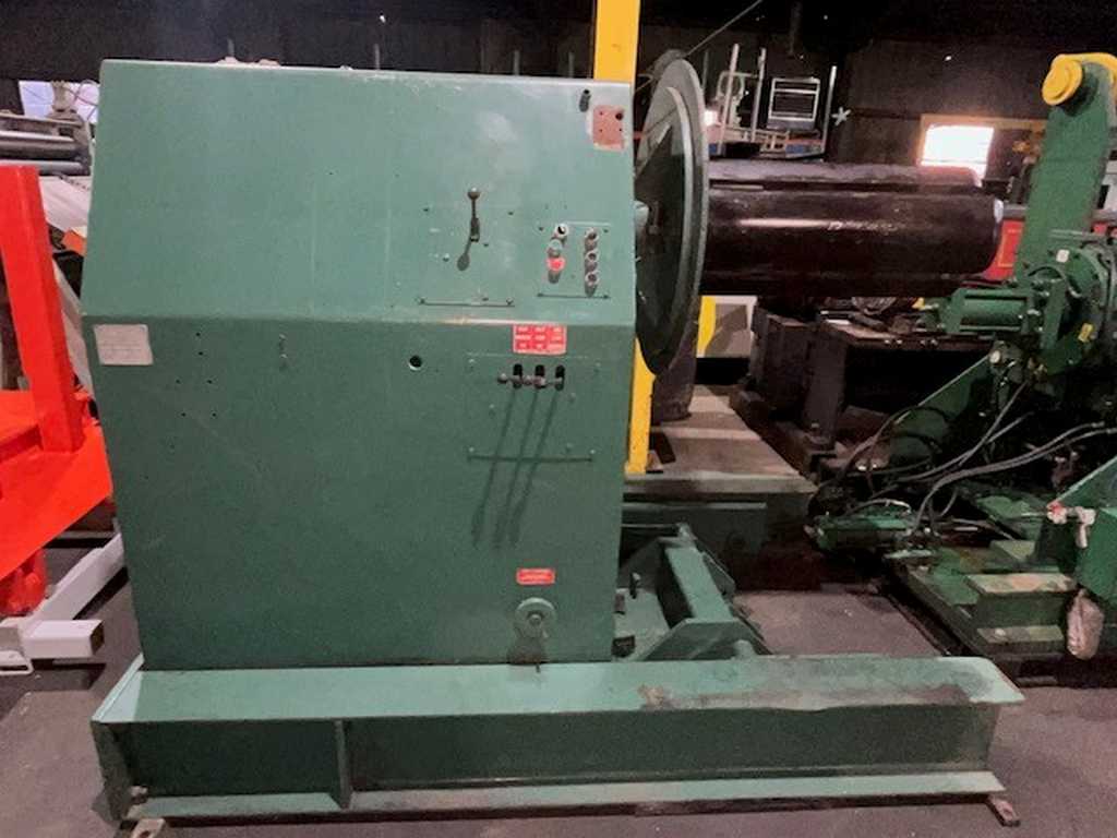 20000 lb. American Steel Line #60, uncoiler, 36" width, 18"-23" hydraulic expansion, 37.5" face mandrel - Image 2