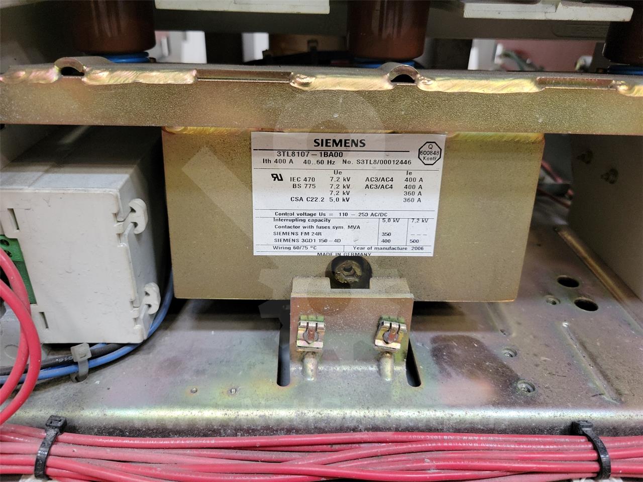360 Amps Sa 97h35 AC Vacuum Contactor 5 KV For 81000 Series - Image 7
