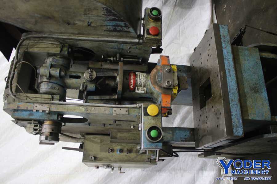 70 Ton, Heim #7, OBI press, 3" stroke, 13" Shut Height, 4" adj., 11" throat, 32" x20" bed, 110 SPM, air - Image 4