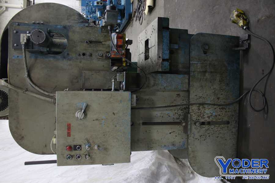 70 Ton, Heim #7, OBI press, 3" stroke, 13" Shut Height, 4" adj., 11" throat, 32" x20" bed, 110 SPM, air - Image 9